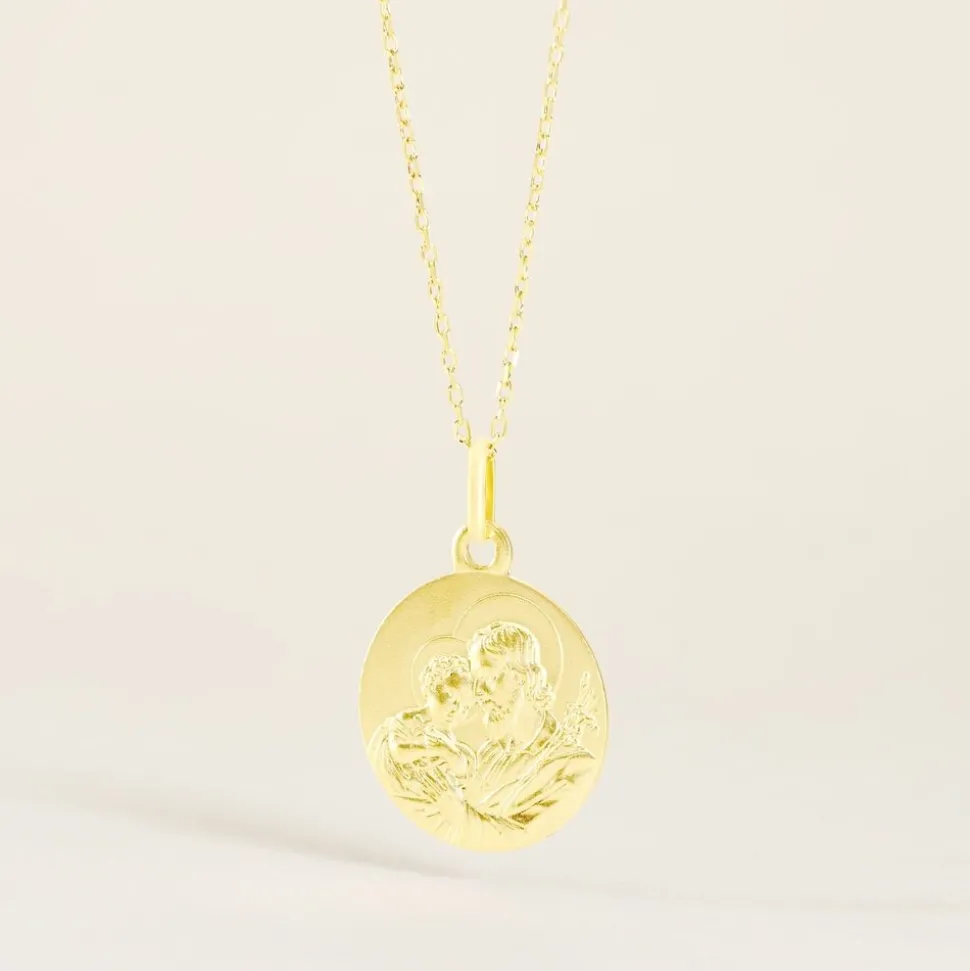 Médaille Or Jaune Saint Joseph