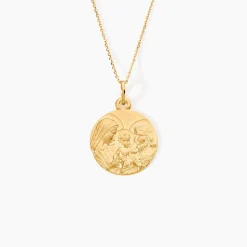 Medaille Or Jaune Sainte Famille