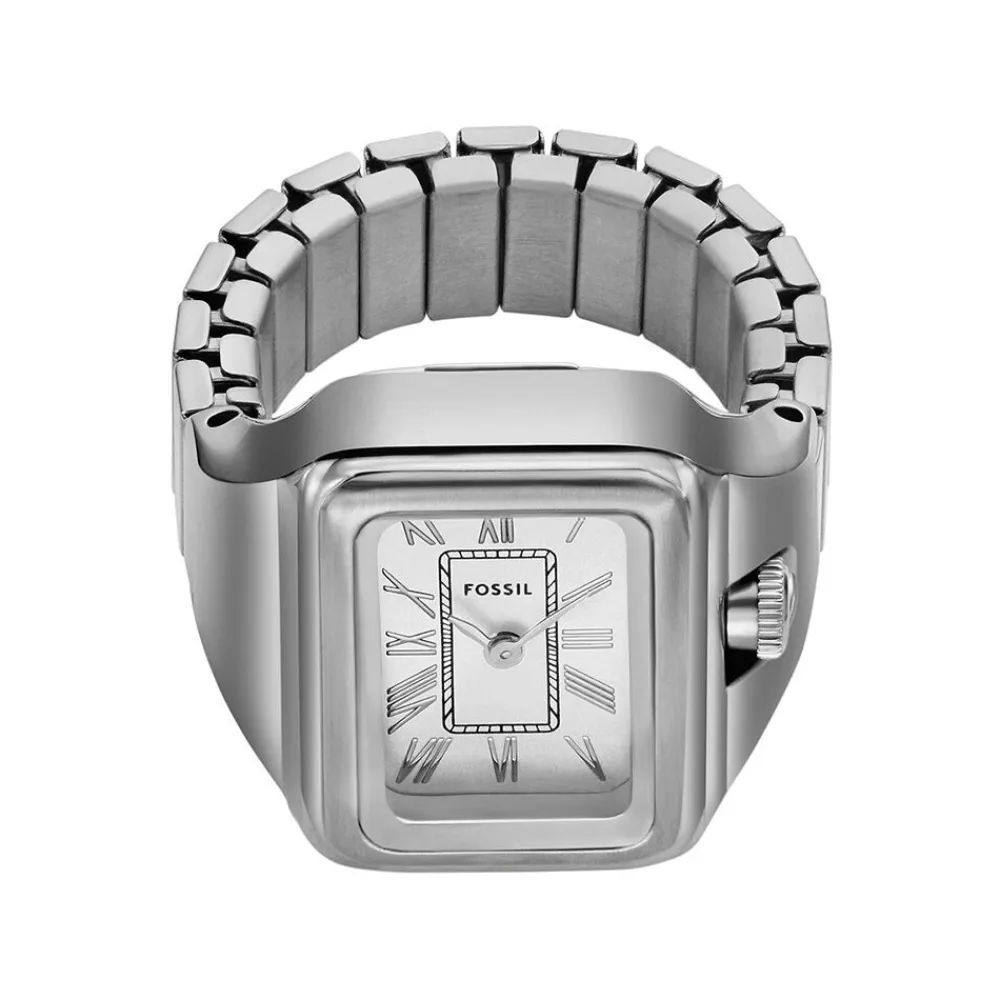 Montre Bague Raquel Watch Ring Argenté|FOSSIL Hot
