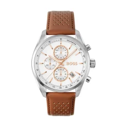 Montre Boss Grand Prix 44 Blanc|HUGO BOSS Clearance