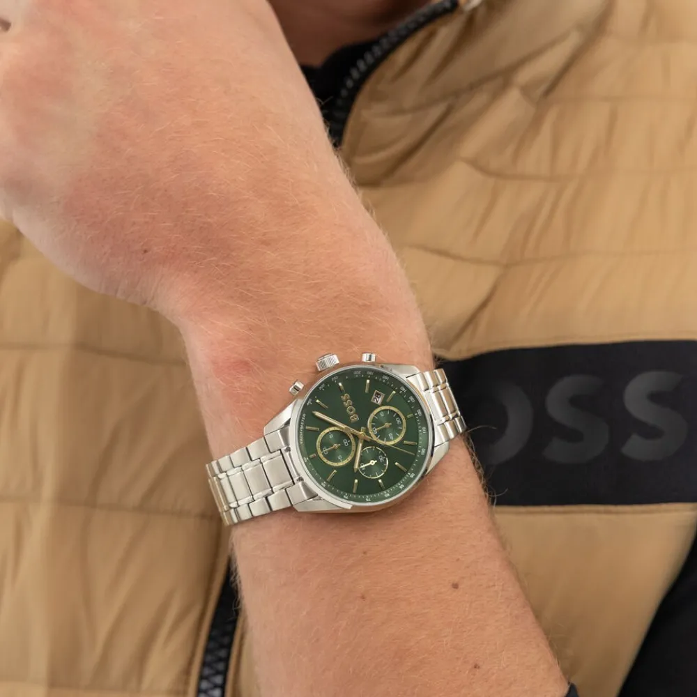 Montre Boss Grand Prix 44 Vert|HUGO BOSS Sale