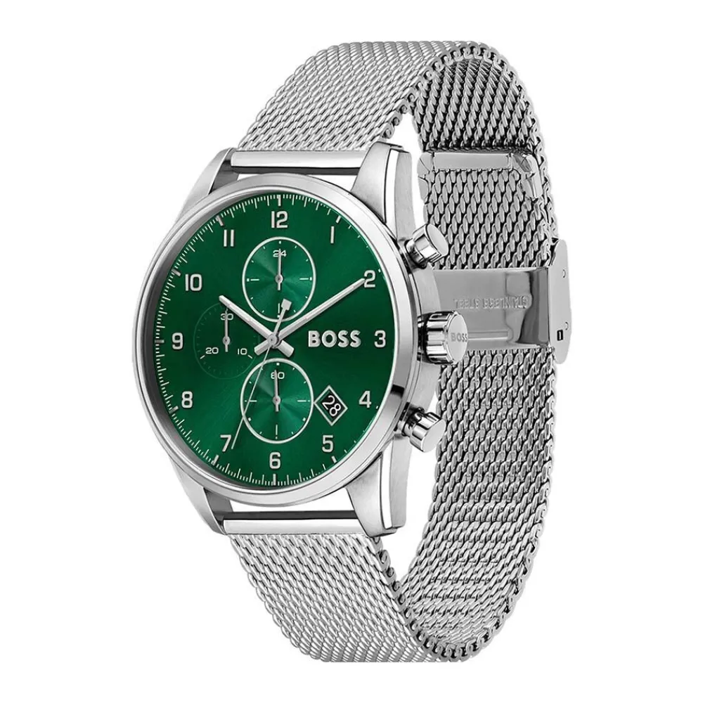 Montre Boss Skymaster Vert|HUGO BOSS Sale