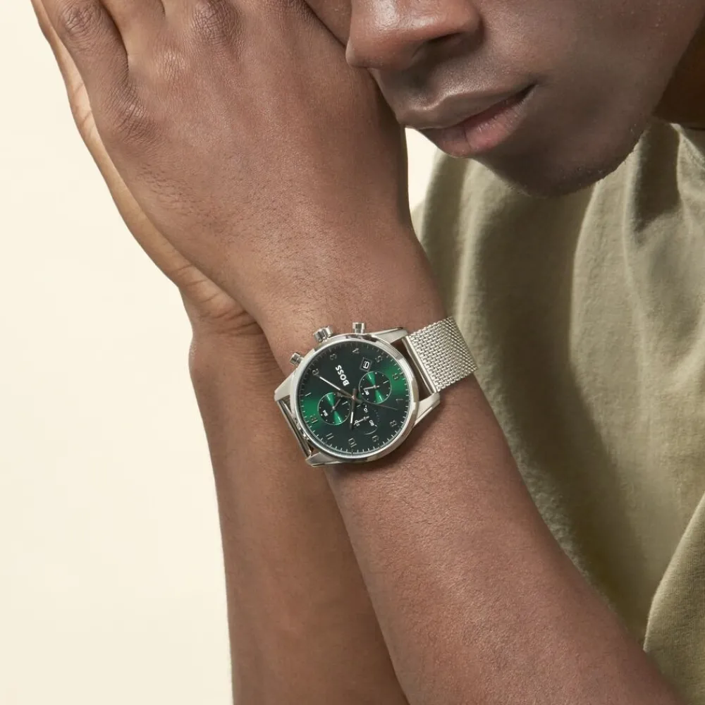 Montre Boss Skymaster Vert|HUGO BOSS Sale
