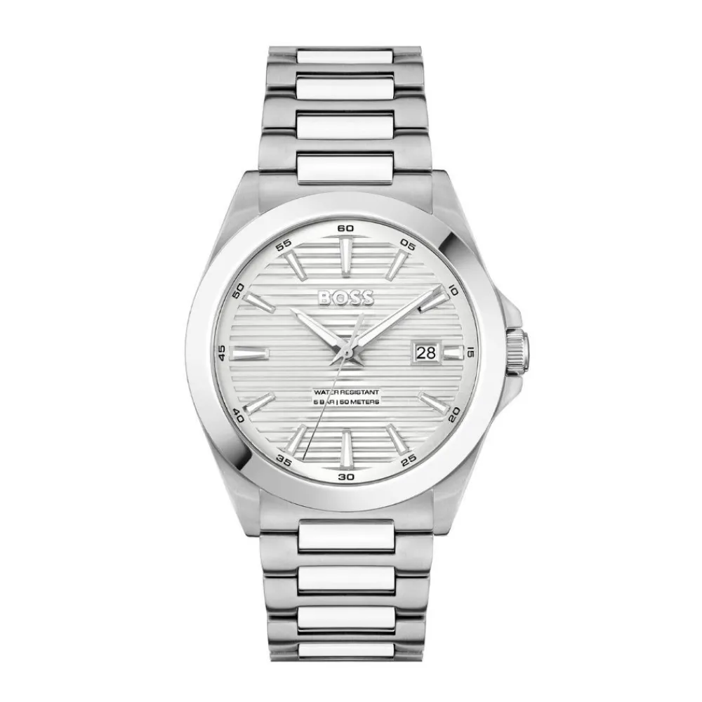 Montre Boss Strike Blanc|HUGO BOSS Outlet