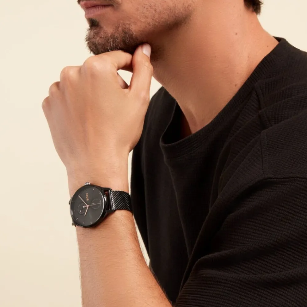 Montre Boss Tyler Noir|HUGO BOSS Outlet