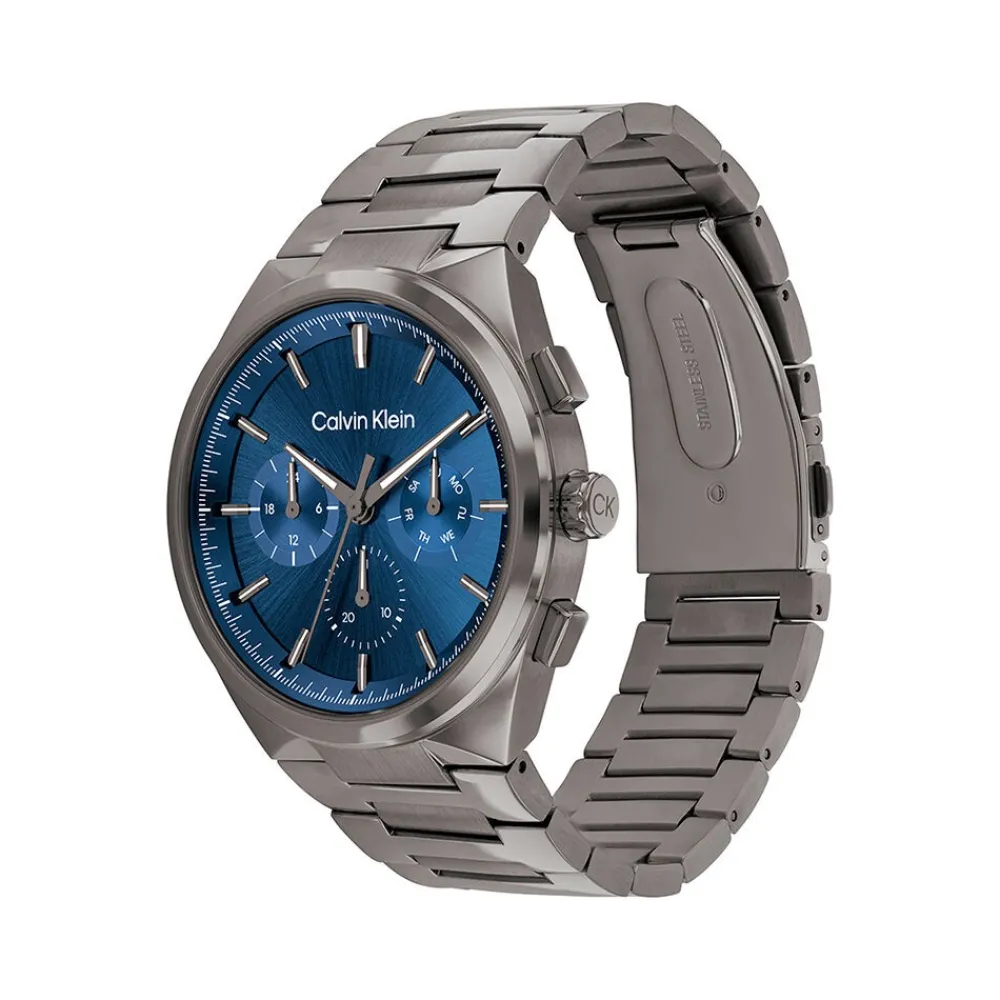 Montre Distinguish Multifonctions Bleu|CALVIN KLEIN Hot