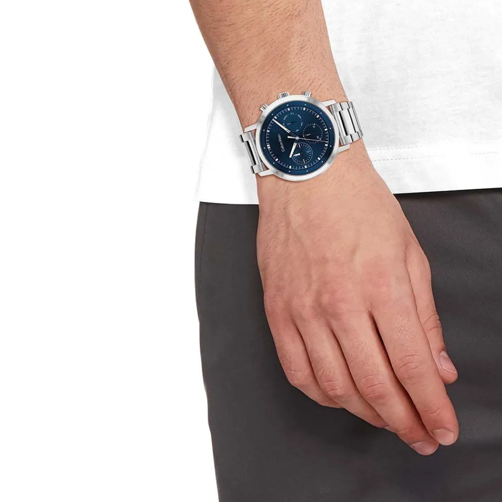 Montre Gauge Bleu|CALVIN KLEIN Discount
