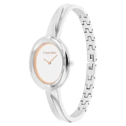 Montre Twisted Bezel Blanc|CALVIN KLEIN Clearance