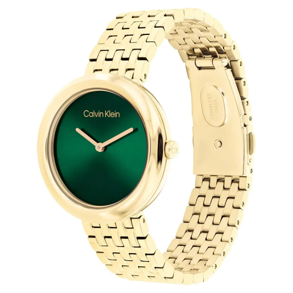 Montre Twisted Bezel Vert|CALVIN KLEIN Online