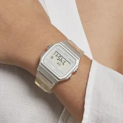 Montre Vintage Edgy Blanc|CASIO COLLECTION Clearance