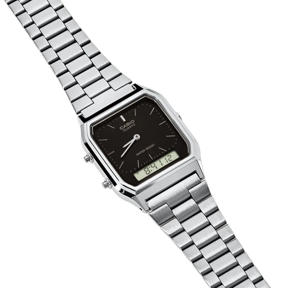 Montre Vintage Edgy Noir|CASIO COLLECTION Hot