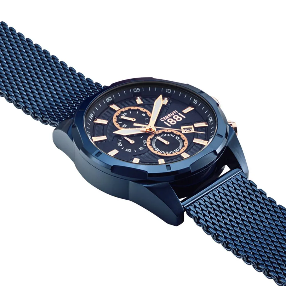 Montre Melitello Bleu|CERRUTI Sale