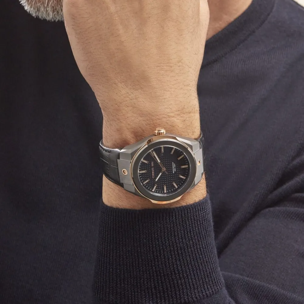 Montre Ruscello Slim Noir|CERRUTI Best
