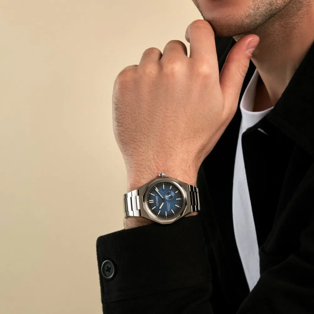 Montre Super Titanium Mechanical Zenshin Bleu|CITIZEN Sale