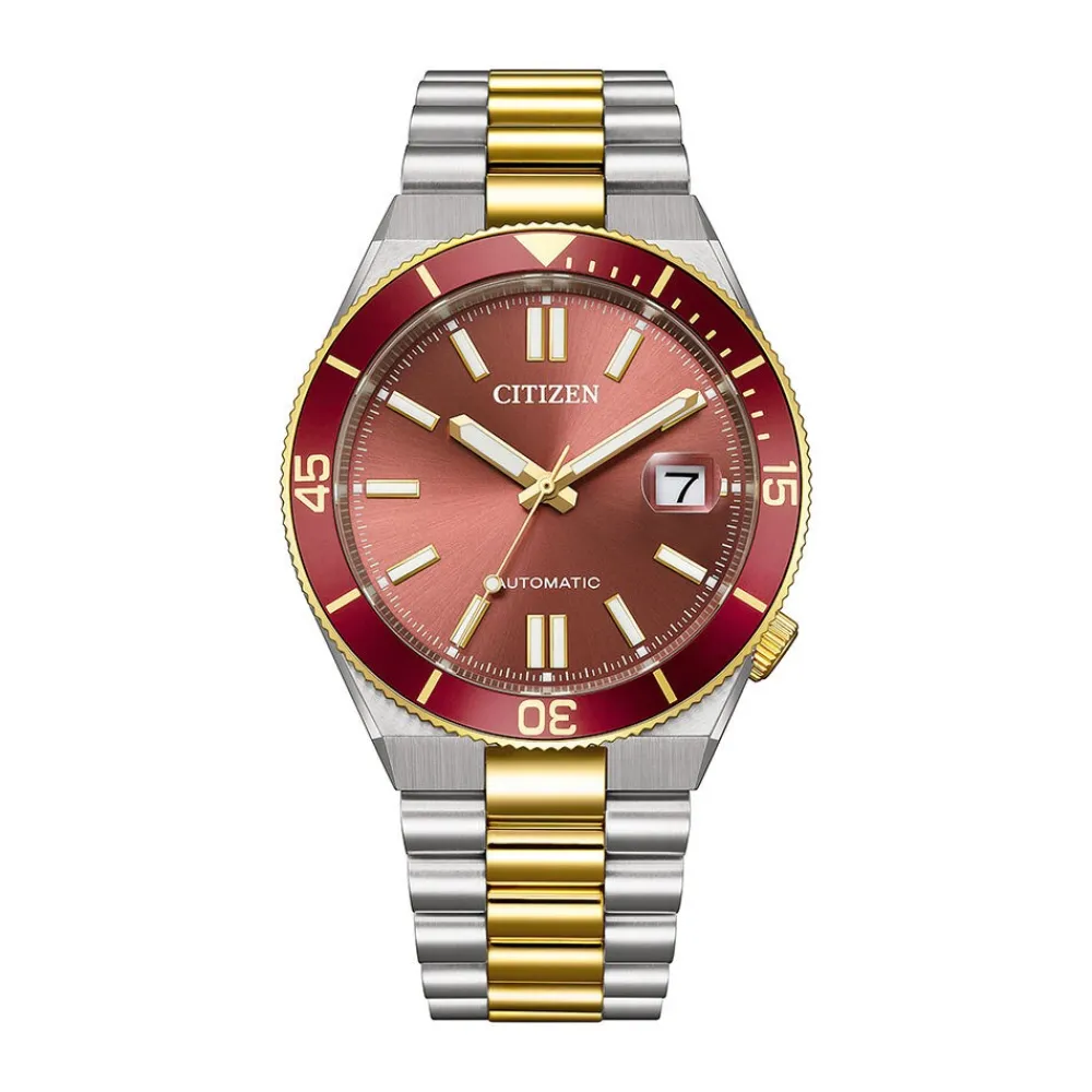 Montre Tsuyosa Shore Rouge Bordeaux|CITIZEN