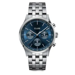 Montre Anthéor Multifonction Bleu|CLUSE Online