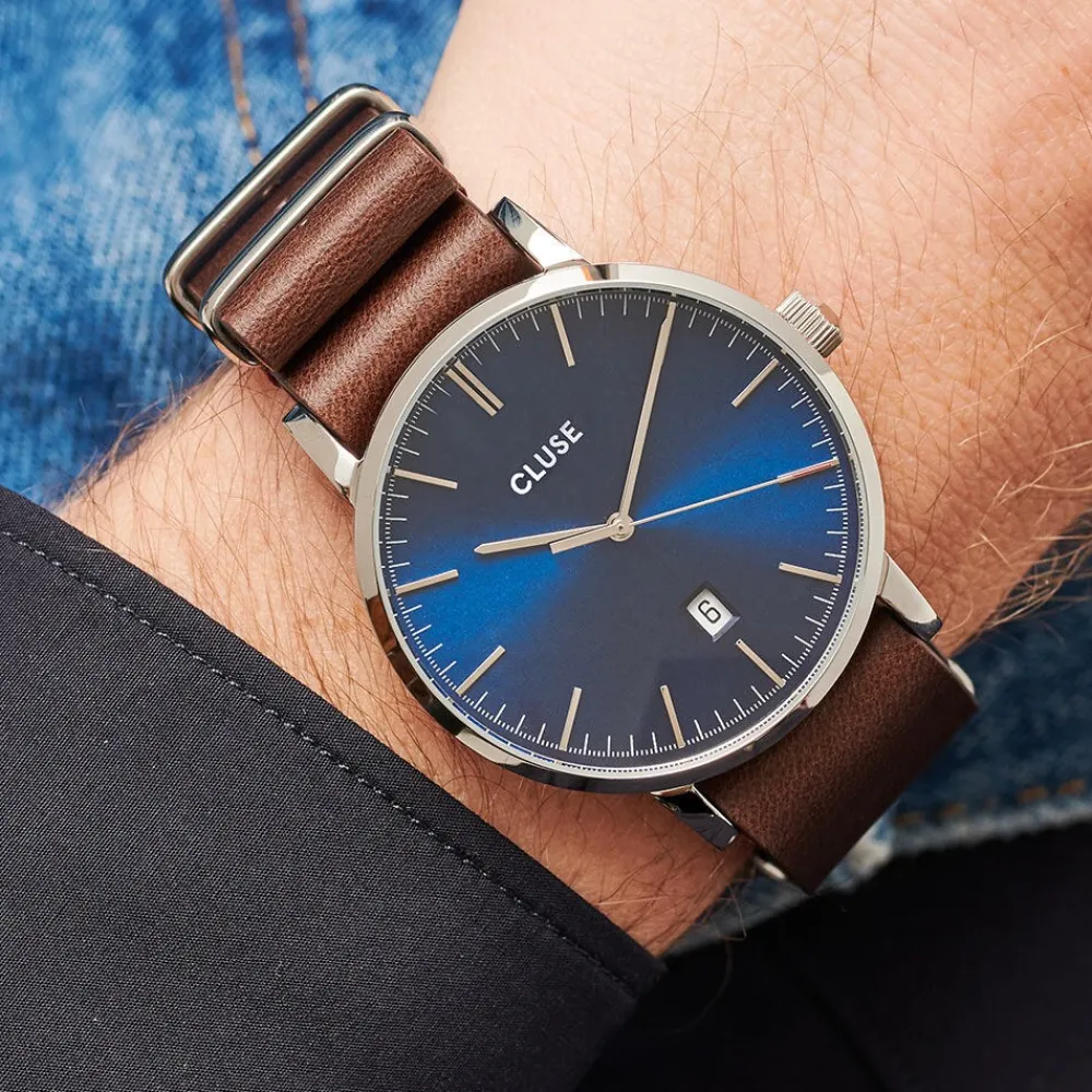 Montre Aravis Bleu|CLUSE