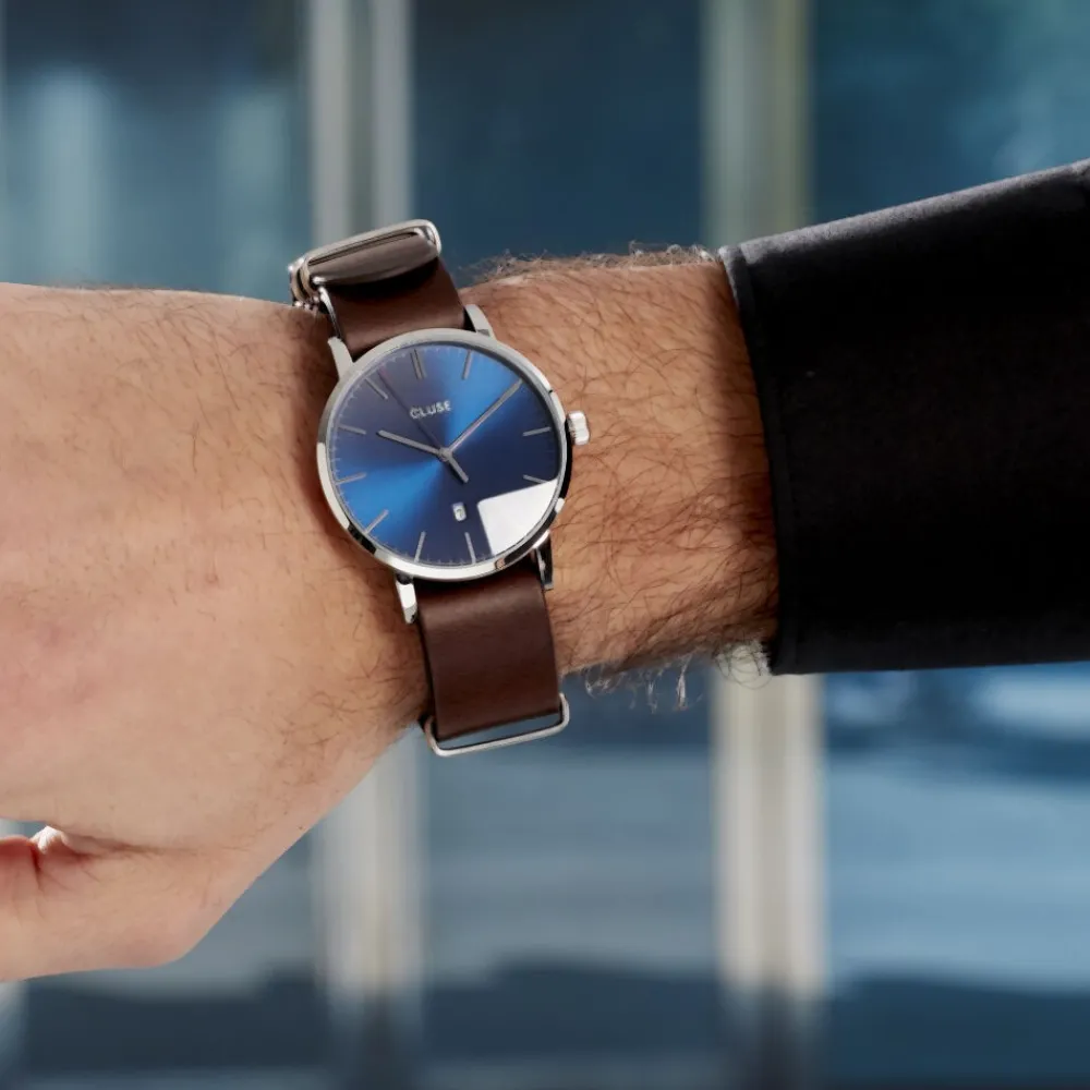Montre Aravis Bleu|CLUSE
