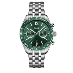 Montre Aravis Dual Timer Vert|CLUSE Discount