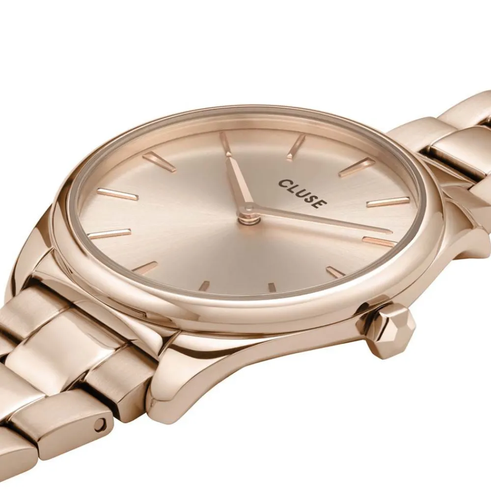 Montre Feroce Petite Acier Acier Dore Rose|CLUSE Discount