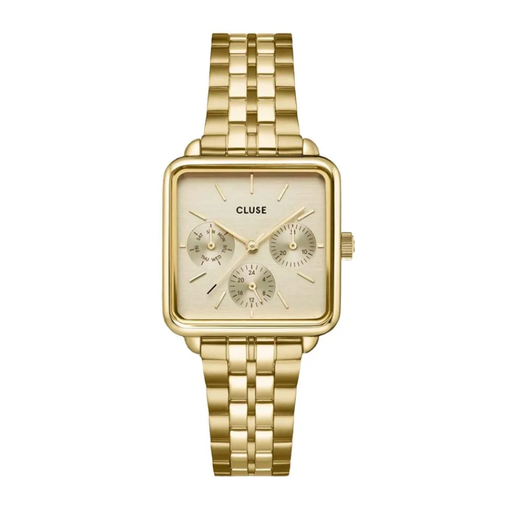 Montre La Tetragone Multifunction Doré|CLUSE Discount