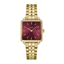 Montre La Tétragone Cerise|CLUSE Discount