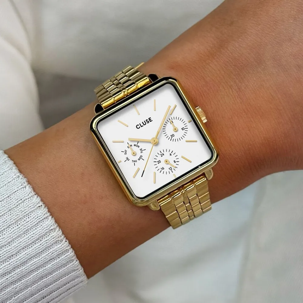 Montre La Tétragone Multifunction Blanc|CLUSE Best