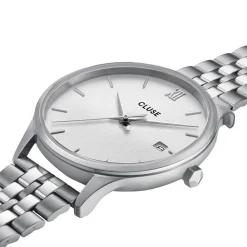 Montre Minuit Date Argenté|CLUSE
