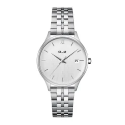 Montre Minuit Date Argenté|CLUSE