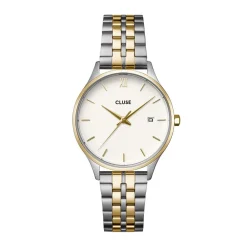Montre Minuit Date Blanc|CLUSE