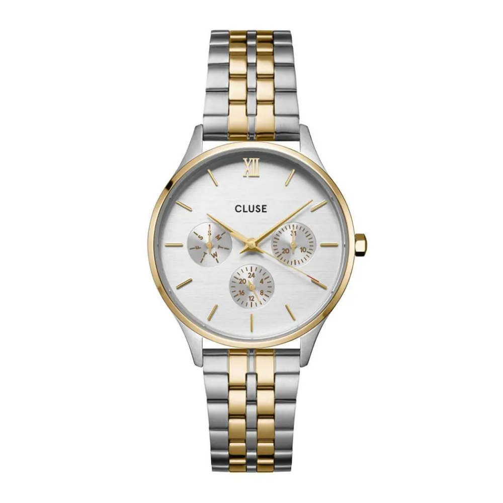 Montre Minuit Multifunction Argenté|CLUSE New
