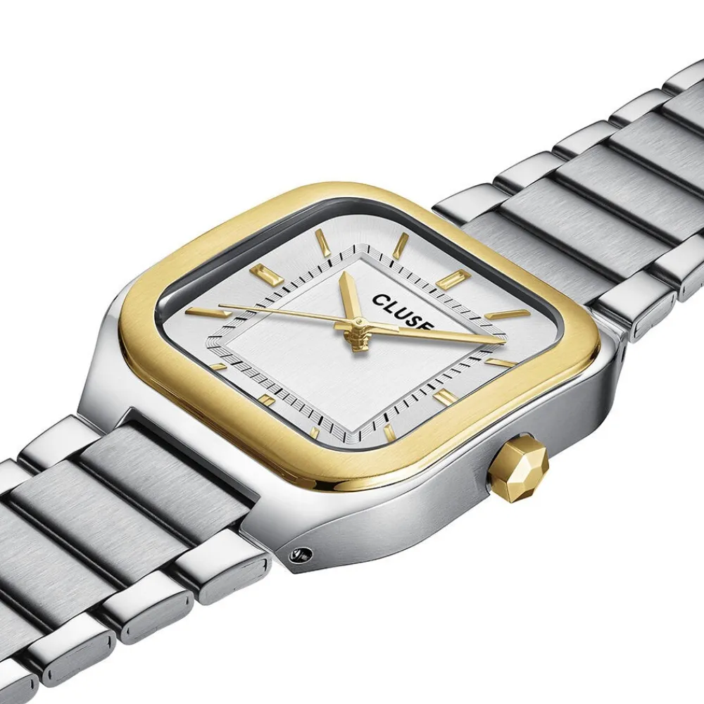 Montre Quadrus Argenté|CLUSE Outlet
