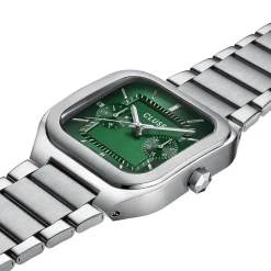 Montre Quadrus Multifonction Vert|CLUSE Discount