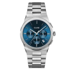 Montre Vigoureux Chrono Bleu|CLUSE Sale
