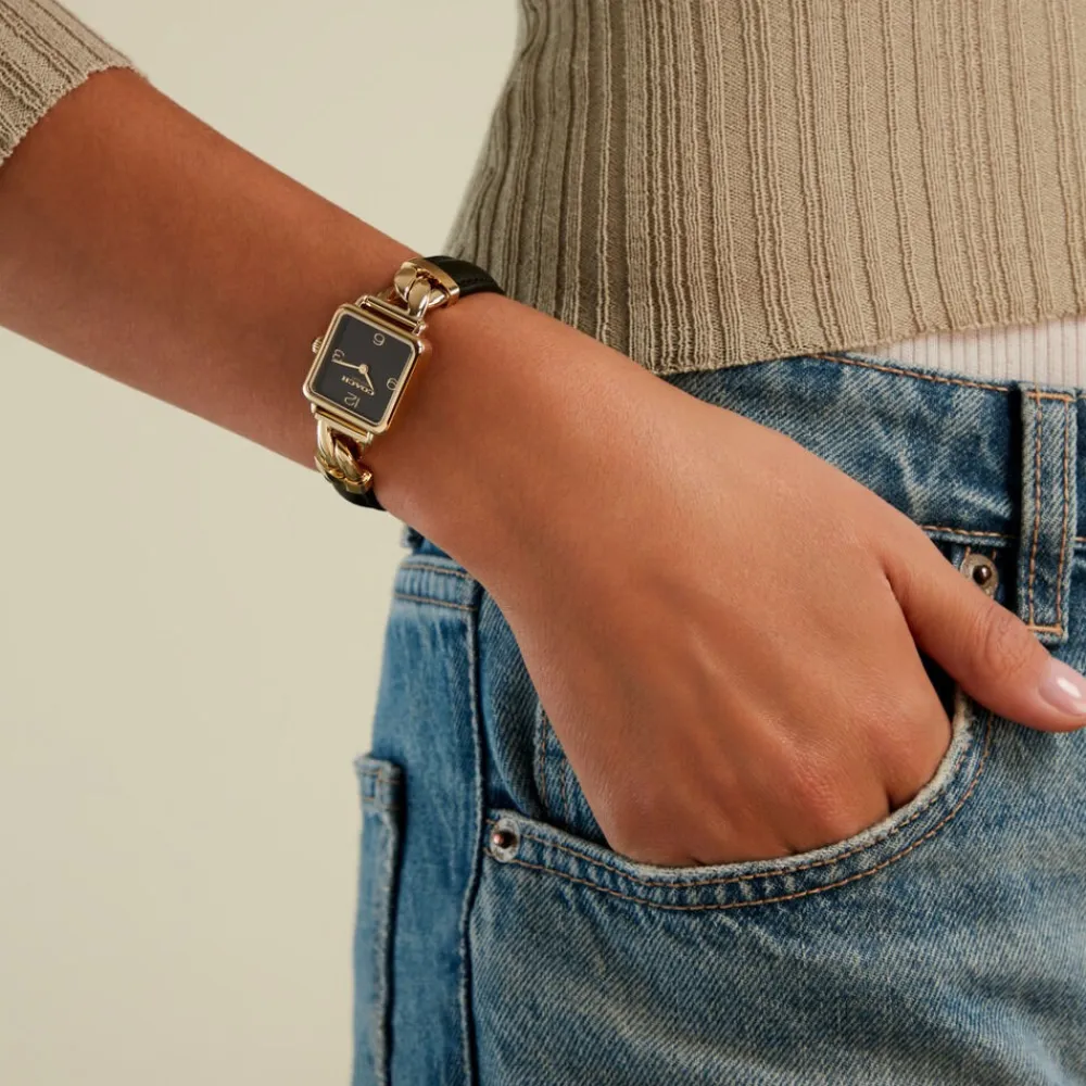 Montre Cass Noir|COACH