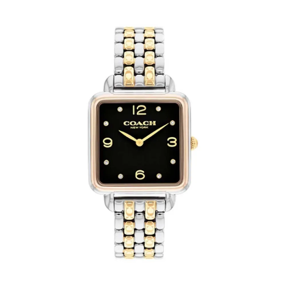 Montre Cass Noir|COACH Sale
