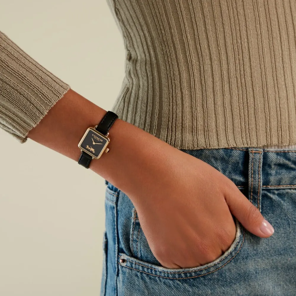 Montre Cass Noir|COACH