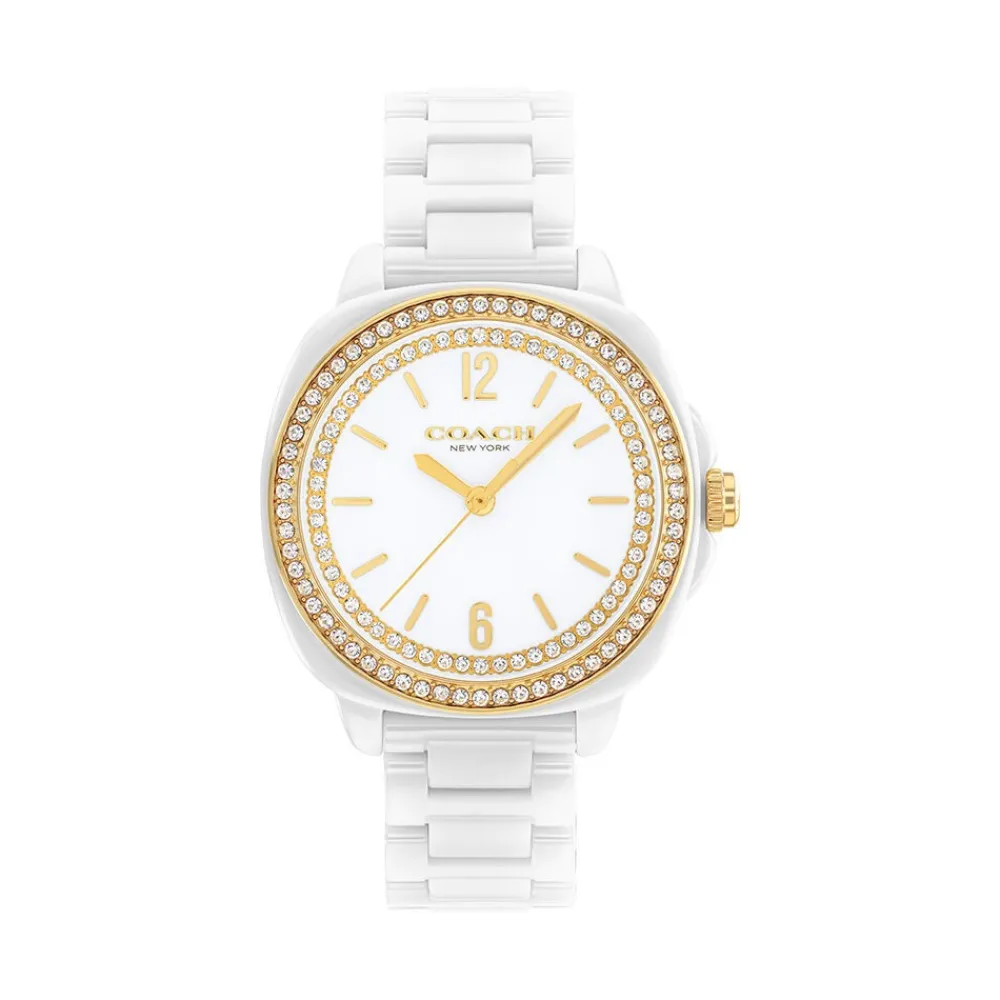 Montre Kitt Blanc|COACH Clearance