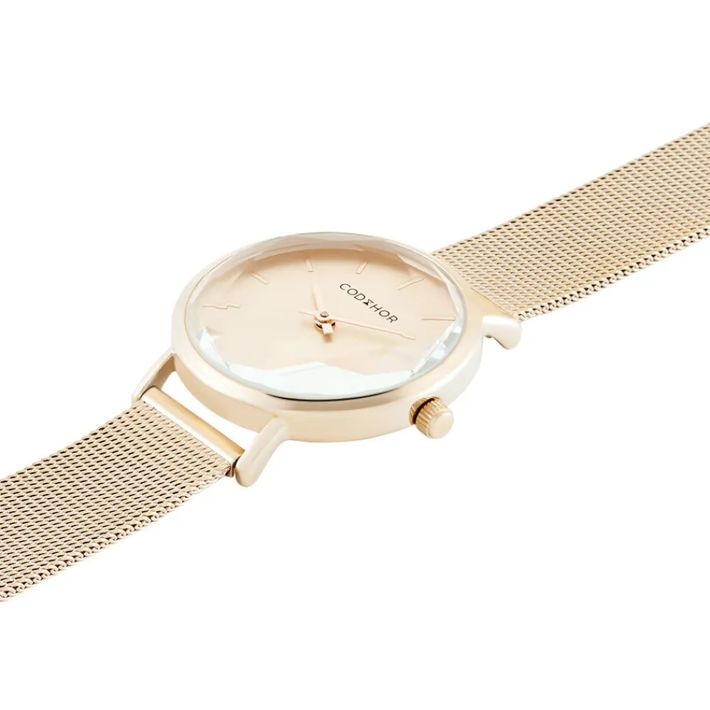 Montre Elsa Doré Rose|CODHOR New