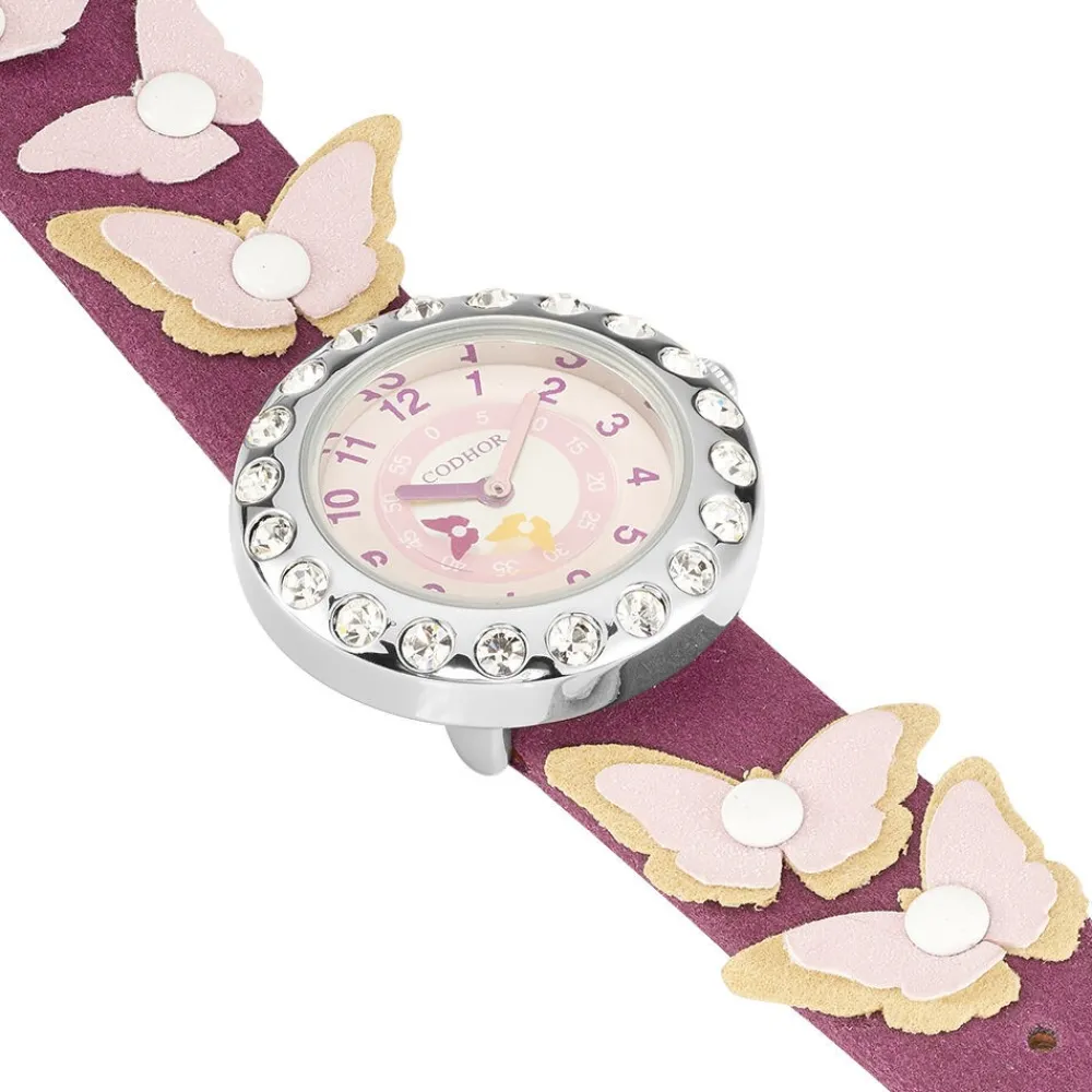 Montre Kid Papillon Rose|CODHOR Best