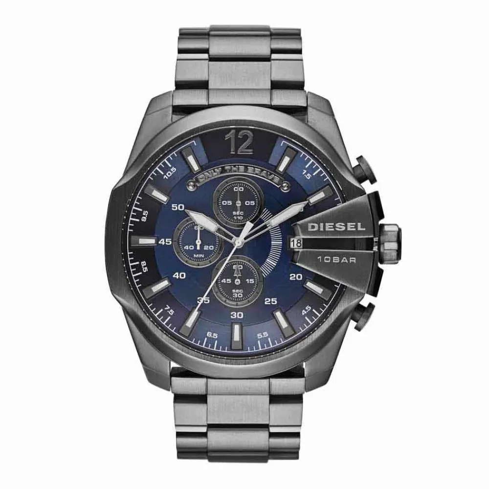 Montre Mega Chief Bleu|DIESEL Outlet