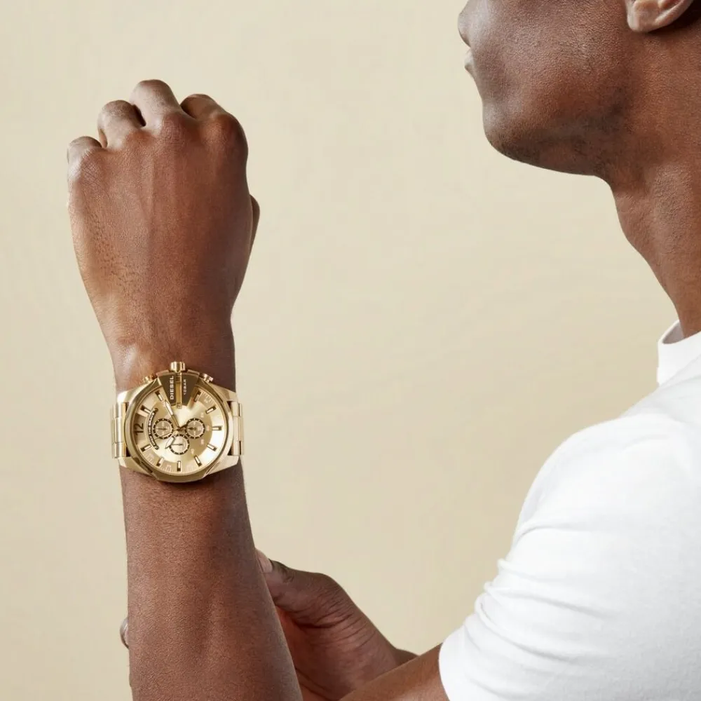 Montre Mega Chief Champagne|DIESEL Sale