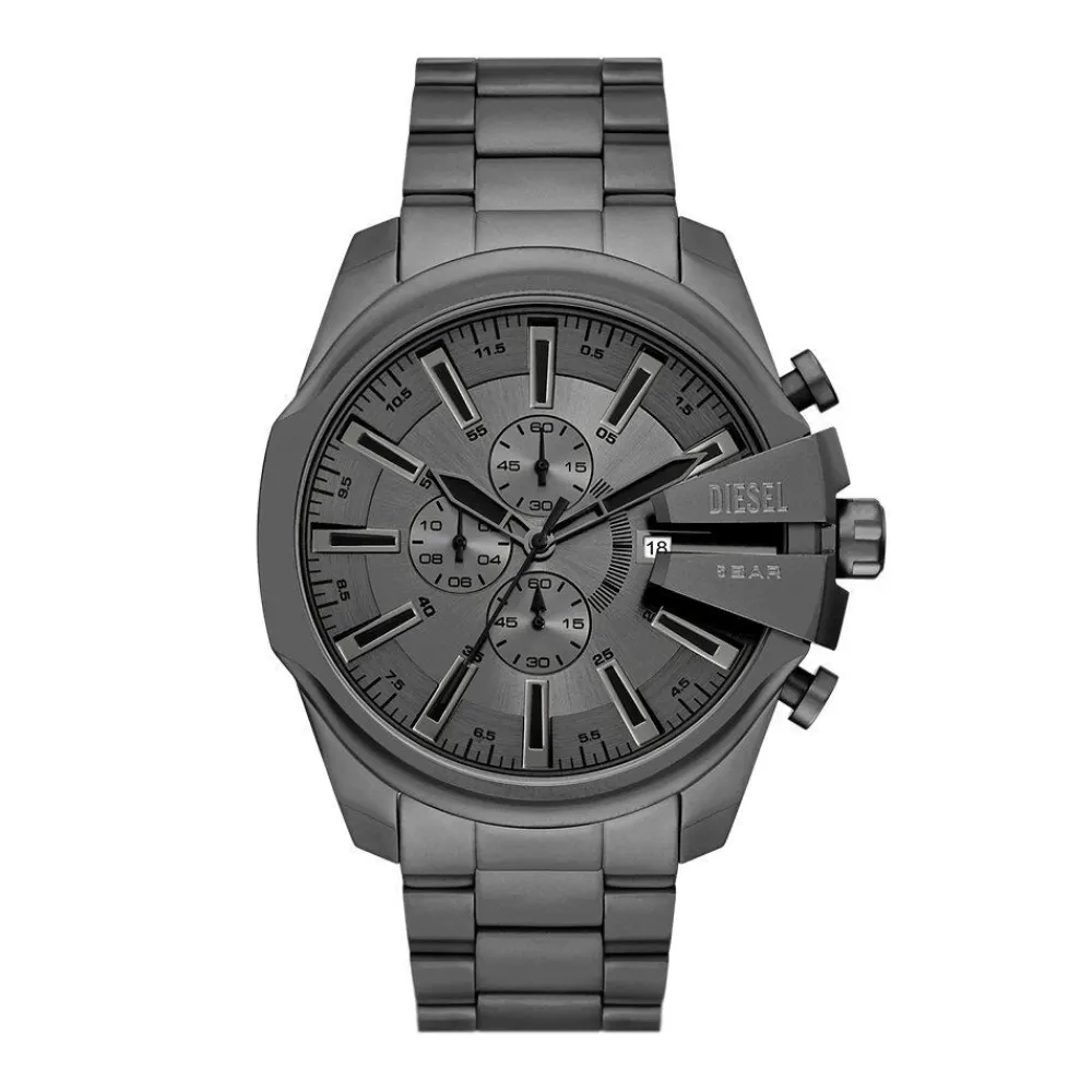 Montre Mega Chief Slim Gris|DIESEL Discount