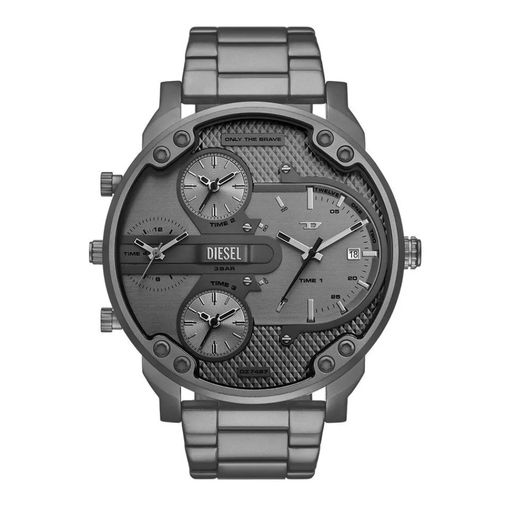 Montre Mr. Daddy Slim Gris|DIESEL Online