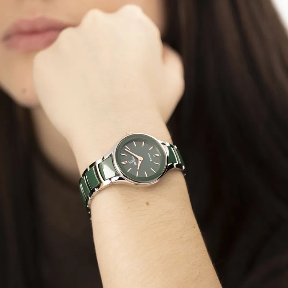 Montre Ceramic Bimatiere Vert|FESTINA Discount
