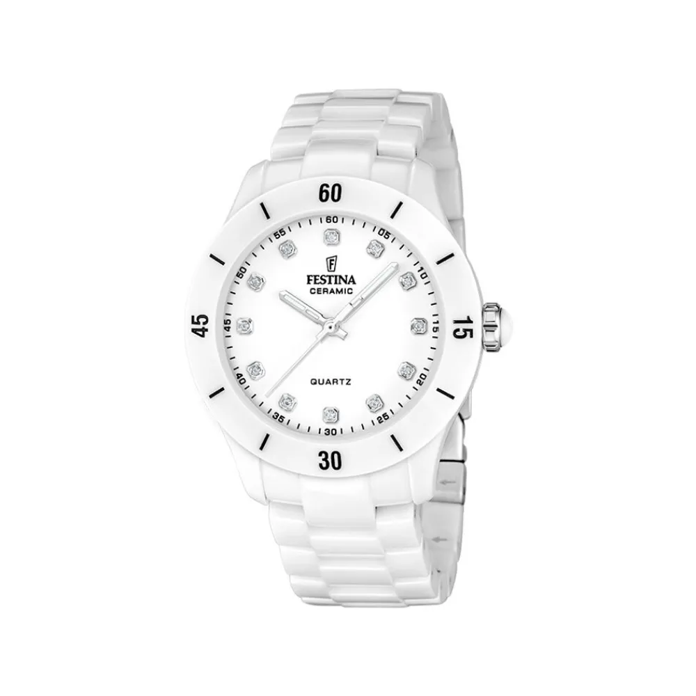 Montre Ceramic Blanc|FESTINA