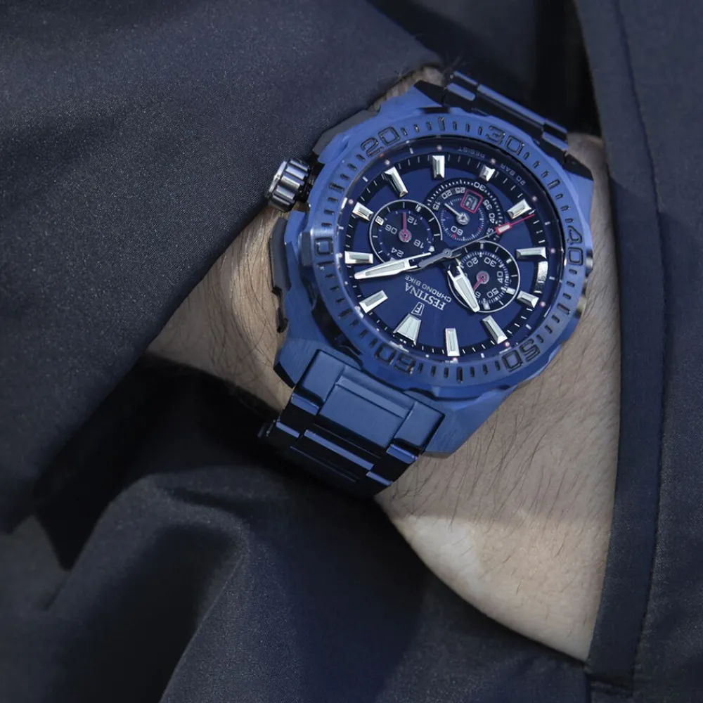 Montre Chrono Bike Edition Speciale Bleu|FESTINA Hot