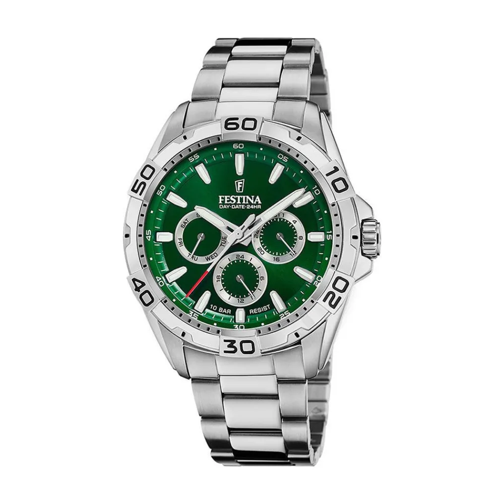 Montre Multifonctions Vert|FESTINA Outlet