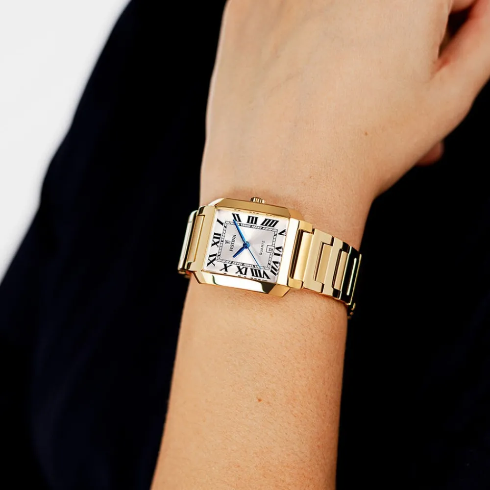 Montre On The Square Blanc|FESTINA