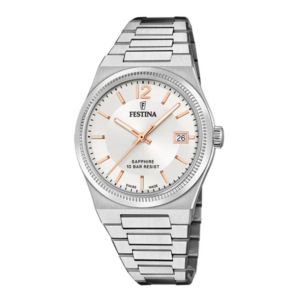 Montre 35 Argenté|FESTINA SWISS MADE Discount